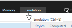 IE Emulation icon IE Emulation icon